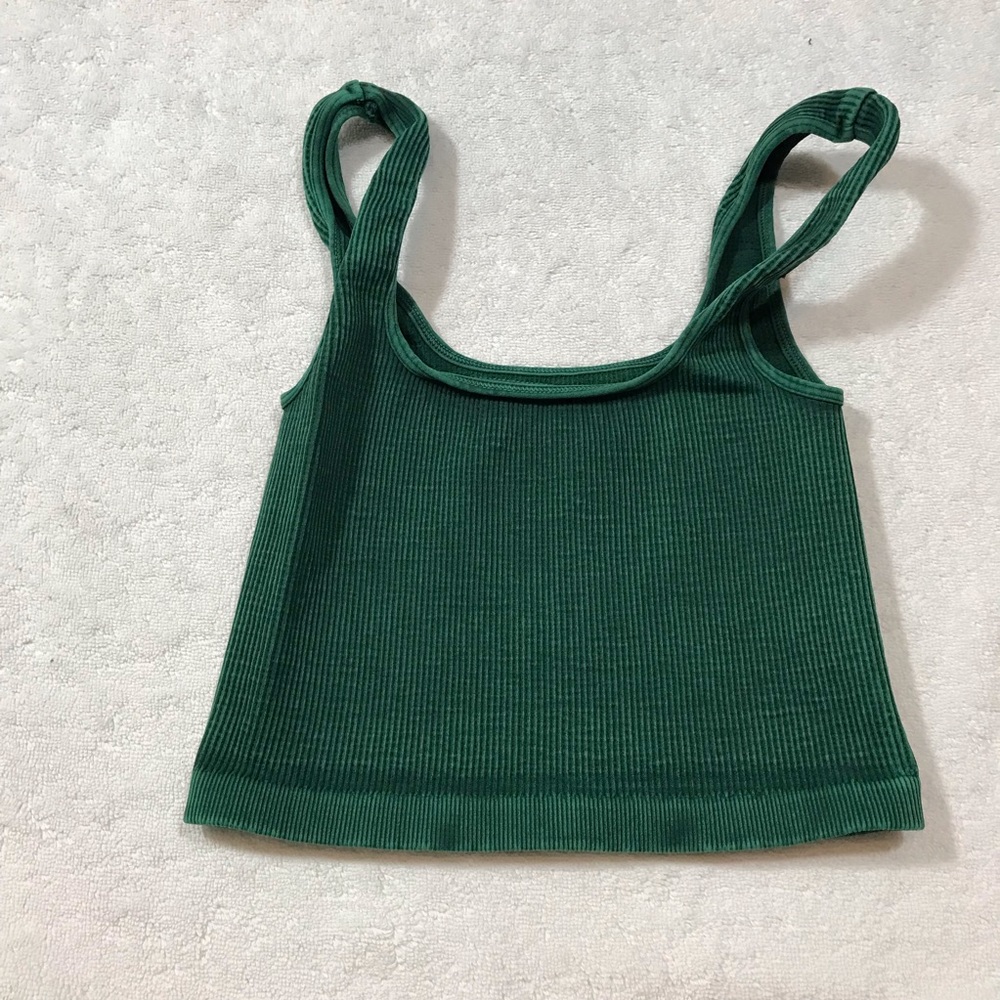 FP Movement Happiness Runs Square Neck Crop in Emerald - Size XS/S - Picture 7 of 10
